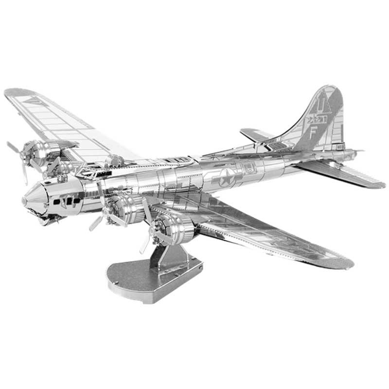 Maquette 3D en métal : Avion - 17 pièces - La Poste