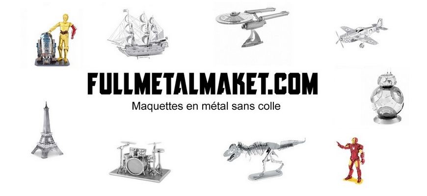 Teakpeak Kits de Maquettes en Métal 3D -Jeu de Construction 3D