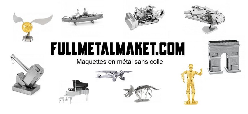 Teakpeak Kits de Maquettes en Métal 3D -Jeu de Construction 3D